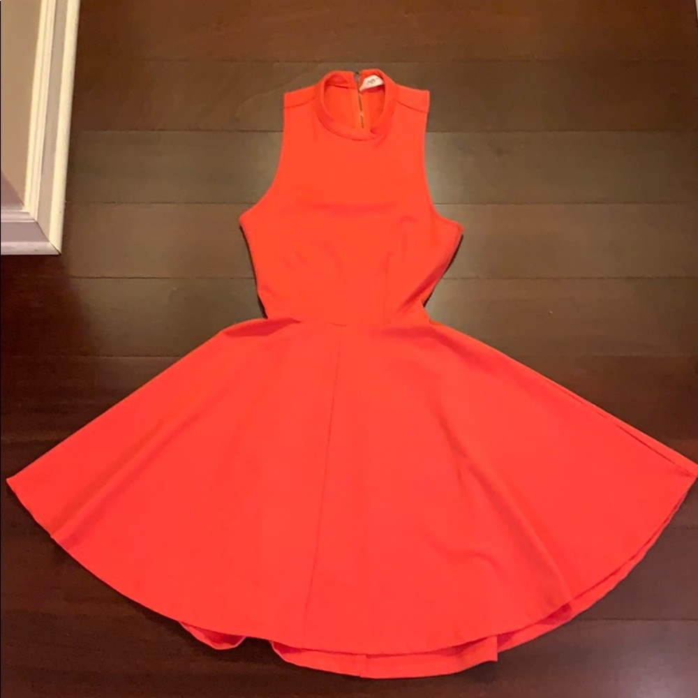 Coral dress